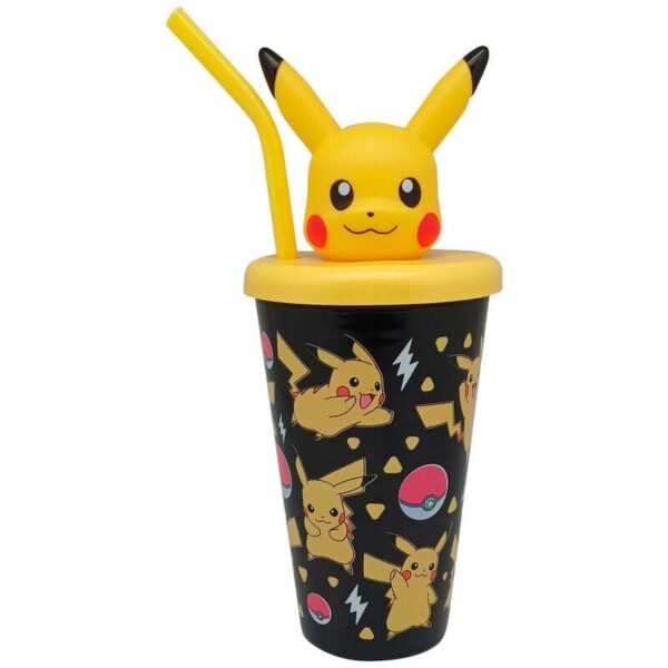 Vaso con caña Pikachu Pokemon