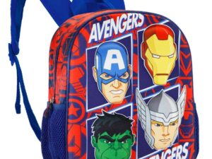 Mochila 3D The Four Vengadores Avengers Marvel 31cm