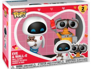 Funko Blister 2 figuras Pocket Pop Wall-E & Eve Valentine