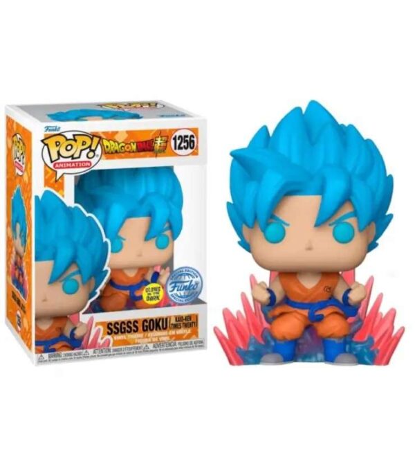 Funko SSGS Goku (Kaio-Ken) Glows in the Dark