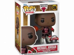 Funko Michael Jordan with Jordans Blk Pinstripe Jersey NBA