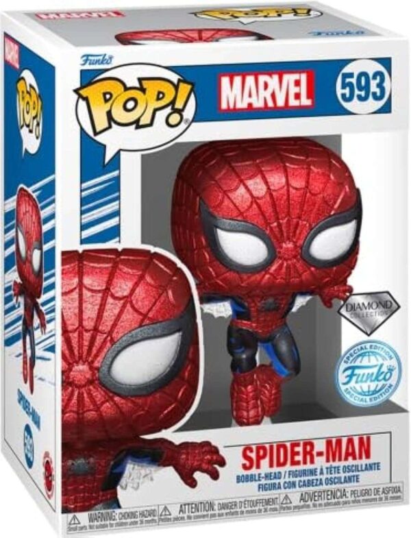 Funko Marvel 80th Anniversary Spider-Man(DGLT) 9 cm