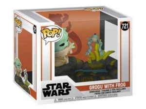 Funko Deluxe Din Grogu with Frog Star Wars