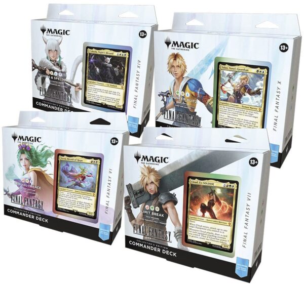 Magic the Gathering Final Fantasy Mazos de Commander edición de coleccionista