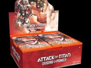 UNIVERSUS CCG: ATTACK ON TITAN ORIGINS OF POWER BOOSTER DISPLAY( 2ed)